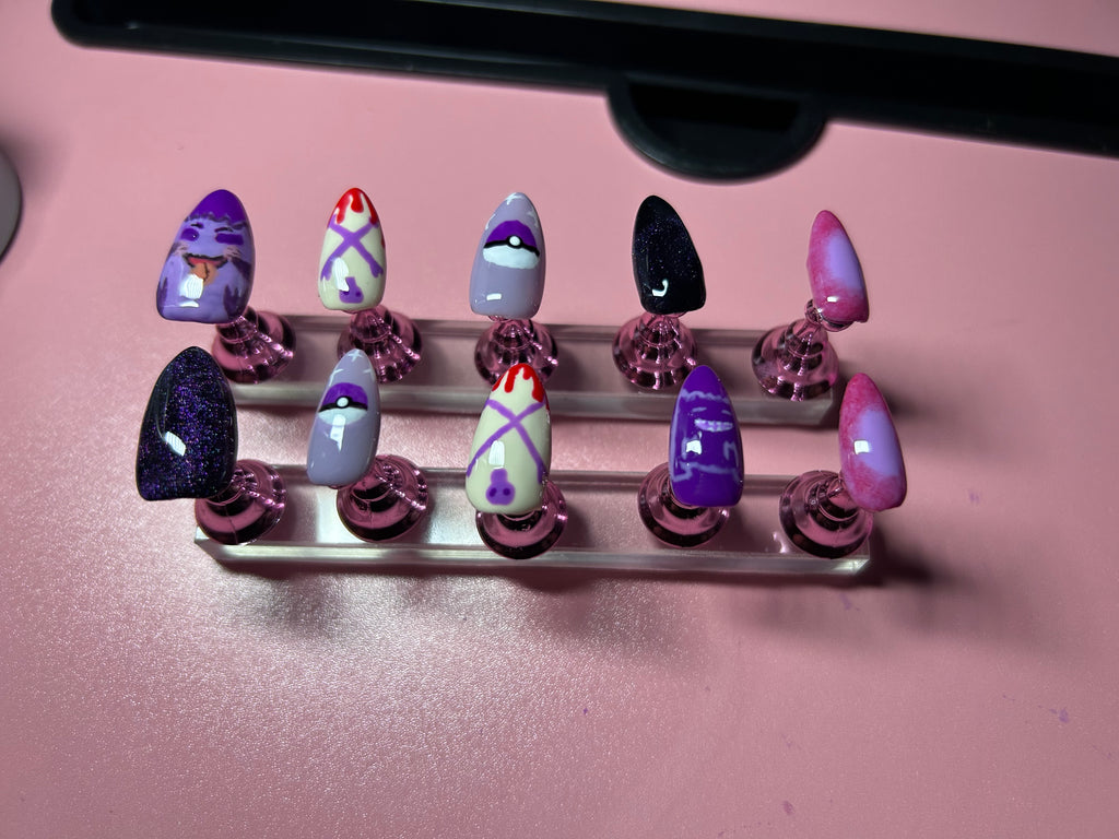 Gengar Pokémon Nails