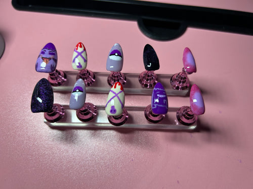 Gengar Pokémon Nails